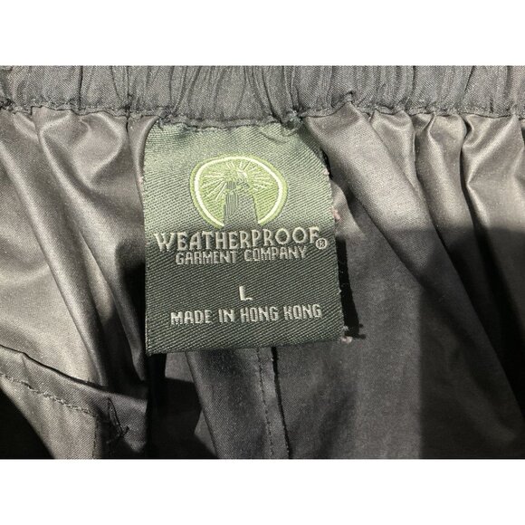 Weatherproof Pant Large Mens Black Adj. Waist Zipper At Ankle And Adj. - Picture 5 of 8